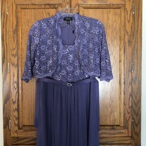 R & M Richards evening gown